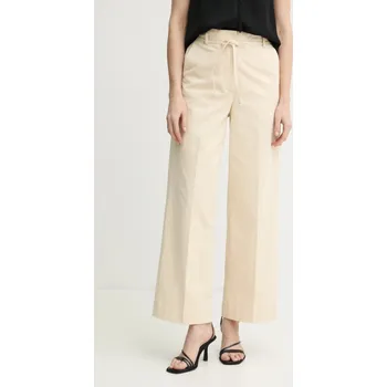 Dámské kalhoty Bavlněné kalhoty Day Birger et Mikkelsen Jade DAY65243696 béžová 01X, vel. 40