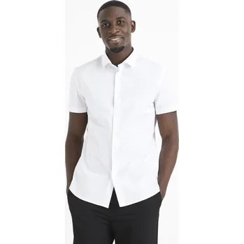 Pánská košile Celio Košile slim Daslim 1031119 Bílá XL