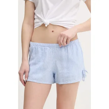 Pánské kraťasy Lněné kraťasy Hollister Co. KI349.5131.224 modrá 50X, vel. M