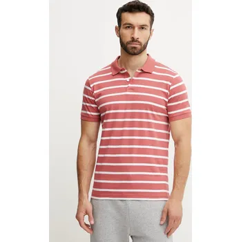 Pánské tričko Bavlněné polo tričko Helly Hansen NEWPORT POLO růžová barva, 34412 38X, vel. M