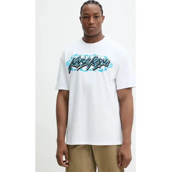 Pánské tričko Bavlněné tričko Karl Kani 60300353 bílá 00X, vel. S