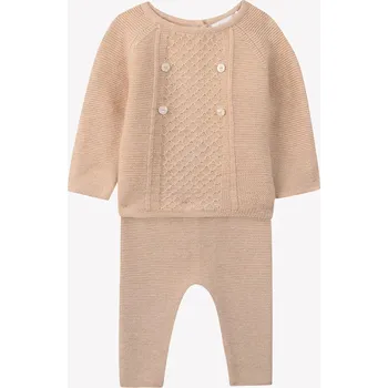 Kojenecké oblečení Dětská bavlněná souprava Tartine et Chocolat béžová barva, CA36020 CA36020.53.74 80X, vel. 71