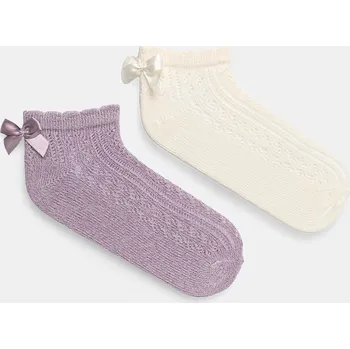 Pánské ponožky Dětské ponožky United Colors of Benetton 2-pack fialová barva, 6AO407042 6AO407042.G.Seasonal 04X, vel. 39/41