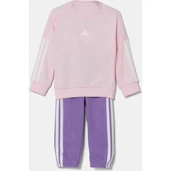 Dětská tepláková souprava adidas JD6482 fialová 40X, vel. 62