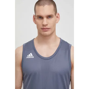 Pánské tričko Tričko adidas Performance Speed Reversible DY6592 šedá 90X, vel. S