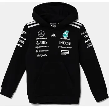 Chlapecká mikina Dětská mikina adidas Performance MER JX0683 černá 99X, vel. 164