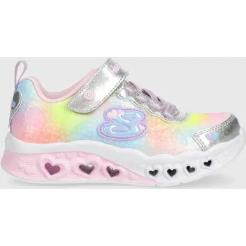 Chlapecká obuv Dětské sneakers boty Skechers 302315L.PPYX stříbrná SLV, EUR 27