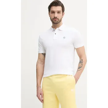 Pánské tričko Bavlněné polo tričko Guess M2YP24.KC9T1 bílá 00X, vel. XXL