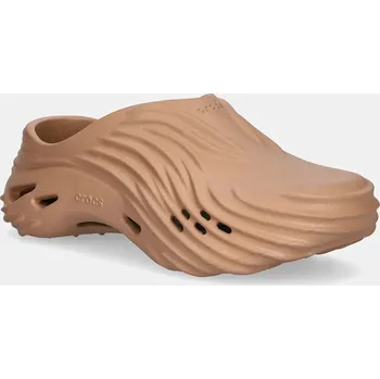 Pánské pantofle Pantofle Crocs Echo Wave Clog hnědá barva, 210521.2CC 84X, EUR 45/46