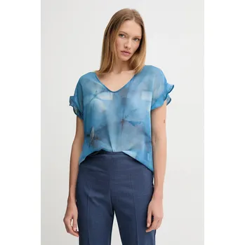 Dámská halenka Halenka Sandro Ferrone S32XBEMEFISTO modrá 95X, vel. M