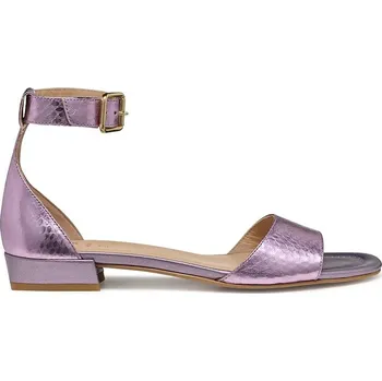 Dámské sandále Kožené sandály Geox D NEW ERAKLIA 15 dámské, fialová barva, D5580B 000KY C8020 D5580B.000KY.C8020 94X, EUR 36