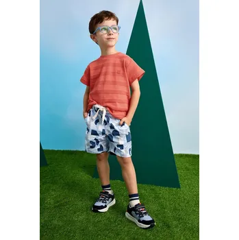 Chlapecké kraťasy Dětské kraťasy Mayoral 3221.5E.Mini.PPYA modrá 55X, vel. 128