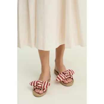 Dámské pantofle Pantofle Answear.LAB dámské, červená barva 2024.250A 33X, EUR 40