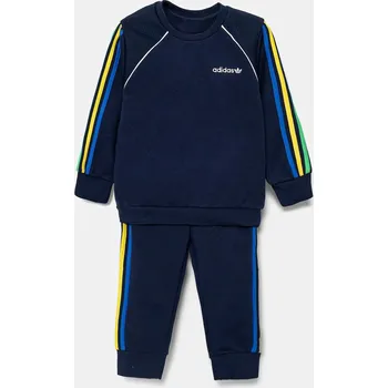 Dětská tepláková souprava adidas Originals JC5874 námořnická modř 59X, vel. 86