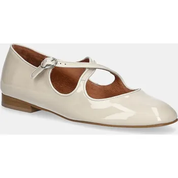 Dámské baleríny Kožené baleríny Jonak DUCKY 3600202 béžová 01X, EUR 36