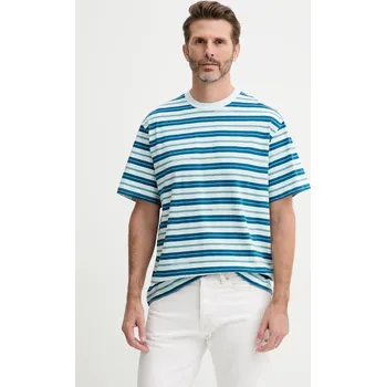 Bavlněné tričko United Colors of Benetton 30CXU10A0 modrá 50X, vel. S