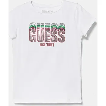 Dětská móda Dětské tričko Guess K5RI17.K6YW4.PPYA bílá 00X, vel. 96-104