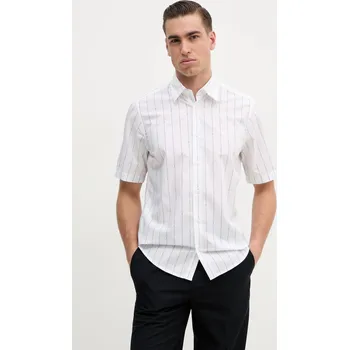 Pánská košile Bavlněná košile BOSS Orange 50537372 bílá 00X, vel. M