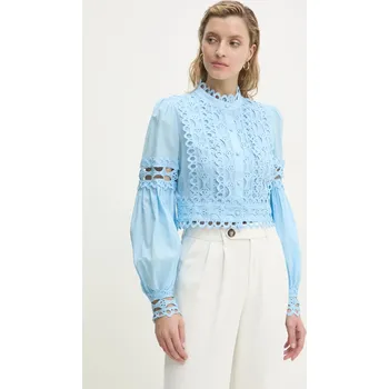 Pánská košile Bavlněná košile Answear.LAB 81013.FKK modrá 55X, vel. L