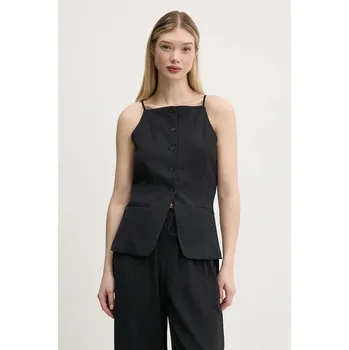 Top Abercrombie & Fitch KI140.5050.900 černá 99X, vel. M