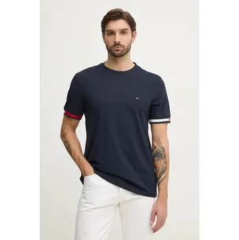 Bavlněné tričko Tommy Hilfiger MW0MW38078 námořnická modř 59X, vel. S