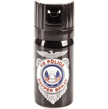 Obranný sprej Pepřový plyn OC US POLICE 40ml (Pepřový obranný spray. Made in Germany)