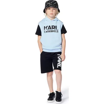 Chlapecké kraťasy Dětské kraťasy Karl Lagerfeld Z30413.86.108 černá 99X, vel. 102