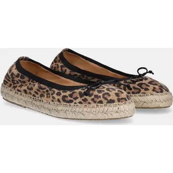 Dámské polobotky Semišové espadrilky Answear.LAB 25YU634 hnědá 88X, EUR 36