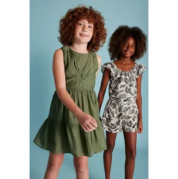 Dívčí šaty Dívčí šaty Mayoral 6990.8C.Junior.PPYA zelená 78X, vel. 128