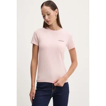 Pánská móda Tričko Guess Jeans W4YI02.J1314 růžová 30X, vel. S