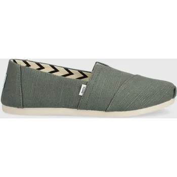 Pánská obuv Espadrilky Toms Alpargata 10017719 zelená 97X, EUR 42