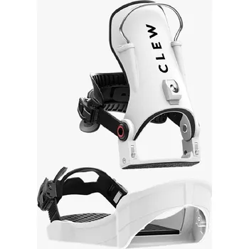 Snowboarding vázání CLEW Independence 1.0 White velikost vázání L
