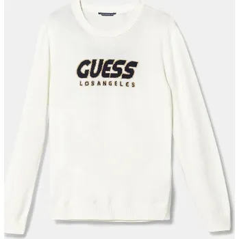 Dámský svetr Dětský svetr Guess bílá barva, lehký, L5RR01 Z2BB0 L5RR01.Z2BB0.PPYA 00X, vel. 125-135