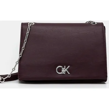 Kabelka Calvin Klein vínová barva, K60K612810 49X, vel. ONE SIZE