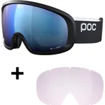 Lyžařské brýle POC Fovea MID + Vyměnitelná čočka Fovea MID Clarity Highly Intense/Artificial Light Černá Normální velikost
