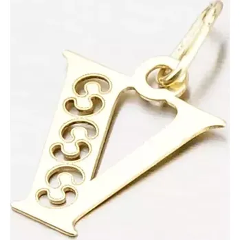 Přívěsek Přívěsek žluté zlato 585 písmeno 442-0001-V