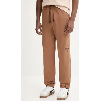 Bavlněné tepláky Inbetweeners hnědá barva, medium waist, S5TWUAFP026 82X, vel. XL