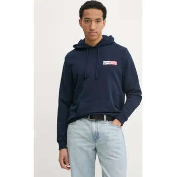 Dámská mikina Dětská bavlněná mikina Tommy Jeans DM0DM20257 námořnická modř 59X, vel. S