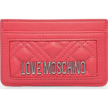 Peněženka Peněženka Love Moschino růžová barva, JC5659PP0MLA0615 43X, vel. ONE SIZE