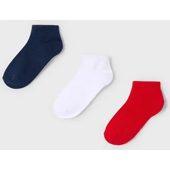 Dívčí oblečení Dětské ponožky Mayoral 3-pack 10909.5K.Mini.PPYA červená 33X, vel. 18/22