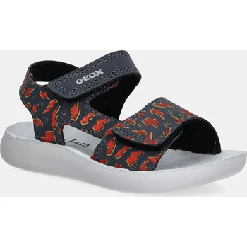 Dívčí obuv Dětské kožené sandály Geox SANDAL LIGHTFLOPPY tmavomodrá barva B455SC.000CE. 59X, EUR 21