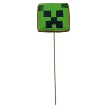 Jedlá dekorace na dort Minecraft z perníku velký