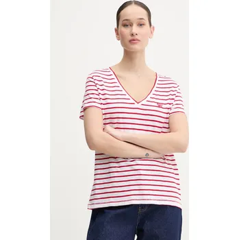 Pánské tričko Tričko Superdry bílá barva, W1011181A-E4M W1011181A.E4M 29A, vel. XS