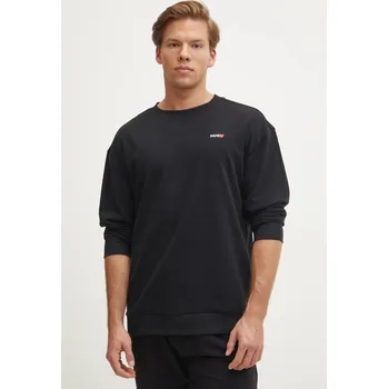 Pánská mikina Mikina HUGO černá barva, s potiskem, 50532027 99X, vel. M