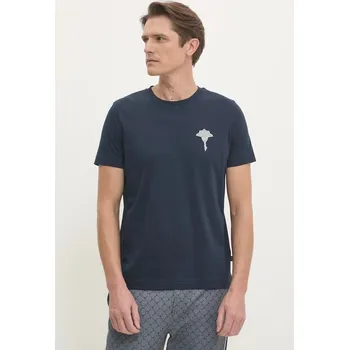 Pánské tričko Bavlněné tričko Joop! tmavomodrá barva, s potiskem, 30044674 59X, vel. L