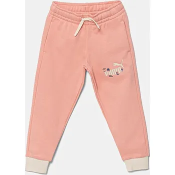 Tepláky Puma SANDY ADVENTURES Sweatpants TR 685159 oranžová 32X, vel. 122