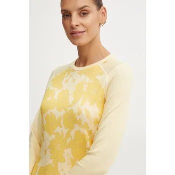 Pánské oblečení Funkční triko s dlouhým rukávem Helly Hansen LIFA MERINO 49379 žlutá 10X, vel. XS