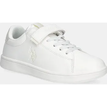 Chlapecké tenisky Dětské sneakers boty U.S. Polo Assn. TRACE003 bílá barva, TRACE003K/5Y2 TRACE003K.5Y2.35.39 00X, EUR 39