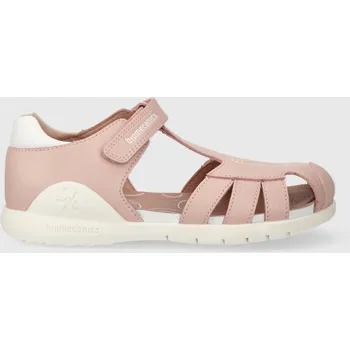 Dívčí sandály Dětské kožené sandály Biomecanics růžová barva 242230.28.32 30X, EUR 28