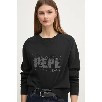 Dámská mikina Mikina Pepe Jeans LUNA PL581466 černá 99X, vel. L